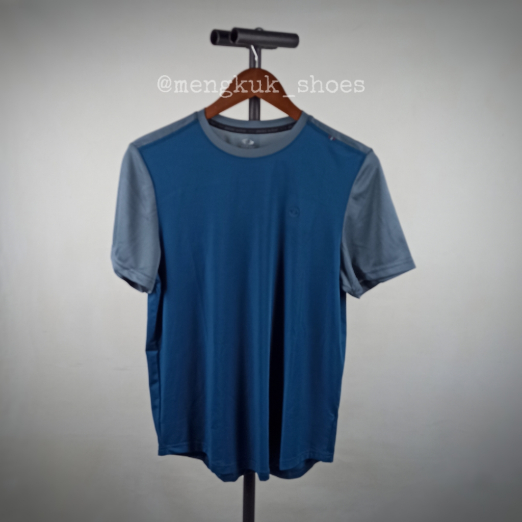 Kaos Run Astec Jade Active men TShirt Green size M Original - KAOS RUNNING TENIS BADMINTON GYM POLIE