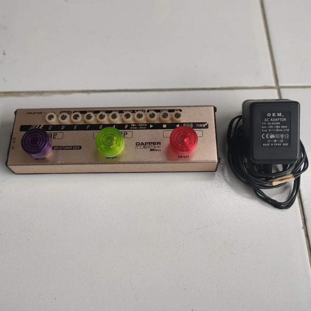 Valeton Dapper Acoustic Mini Effect Strip