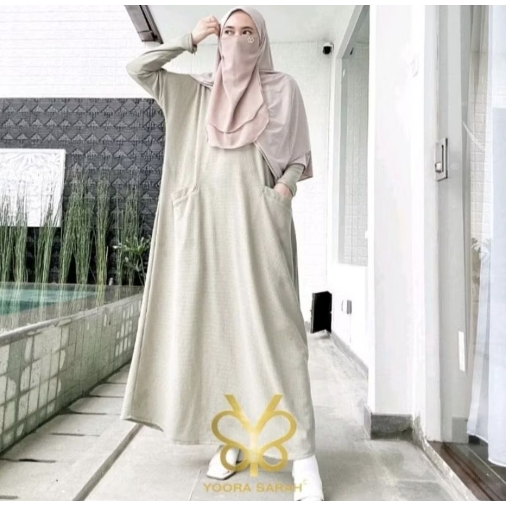 PL by YOORA SARAH bergo gamis yoora sarah, kiciks, rabbani, cotton cut, amily