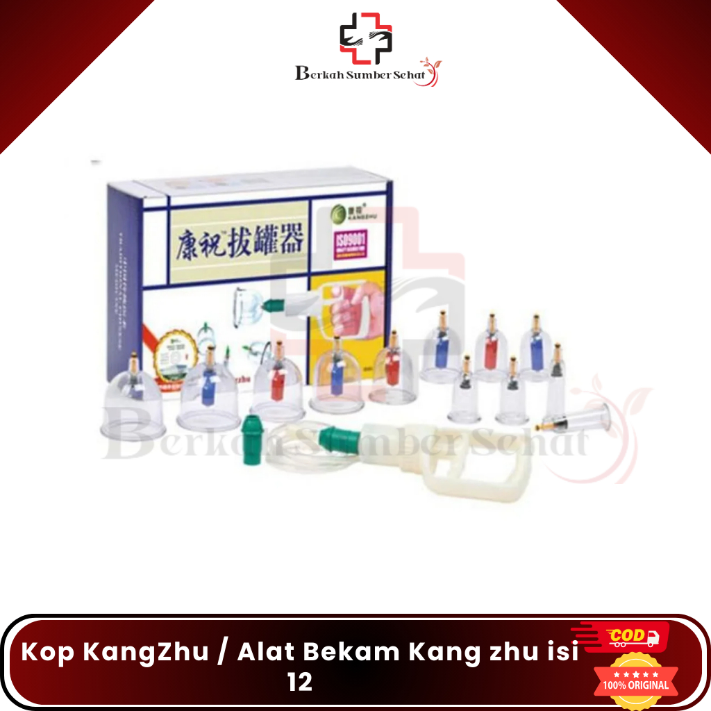 Kop KangZhu / Alat Bekam Kang zhu isi 12 / Kangzhu 12 / Kz 12