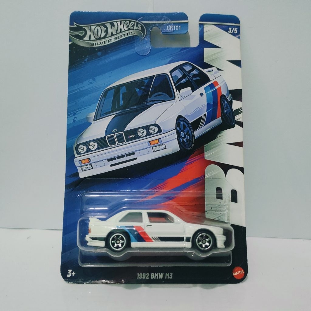 Hot Wheels BMW M3 Silver Series putih