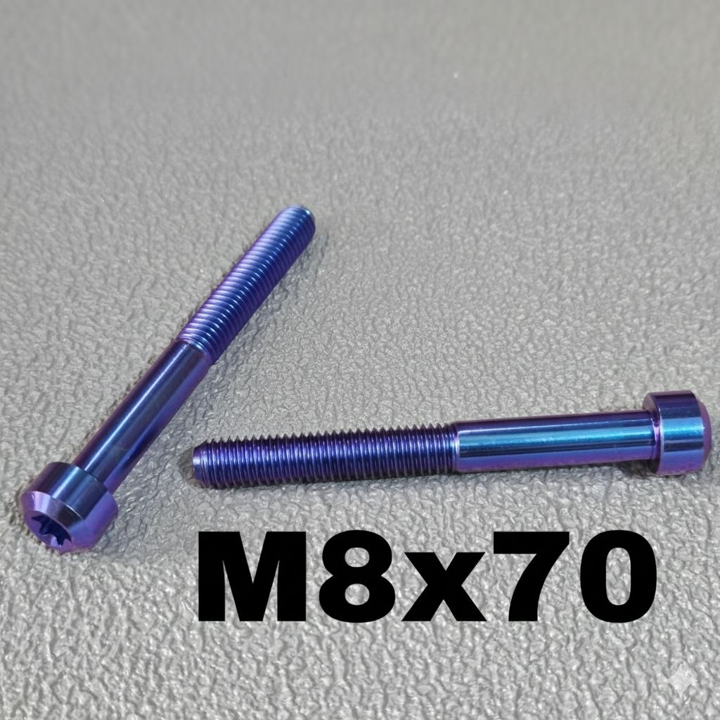 baut probolt titan 8x70 drat 12 panjang 7 cm small head