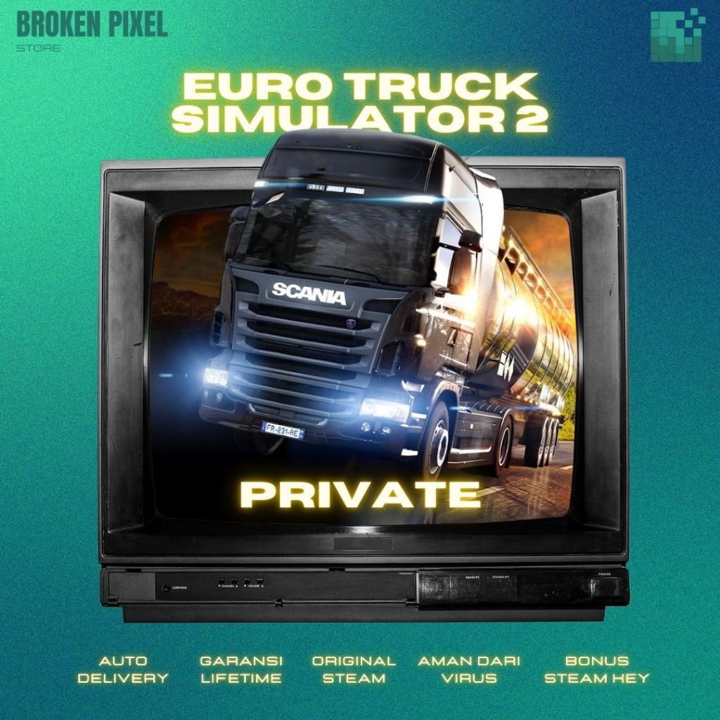 [BONUS GAME STEAM] Euro Truck Simulator 2 (Sharing With Resident Evil 4 Remake) / AUTO DELIVERY / ST