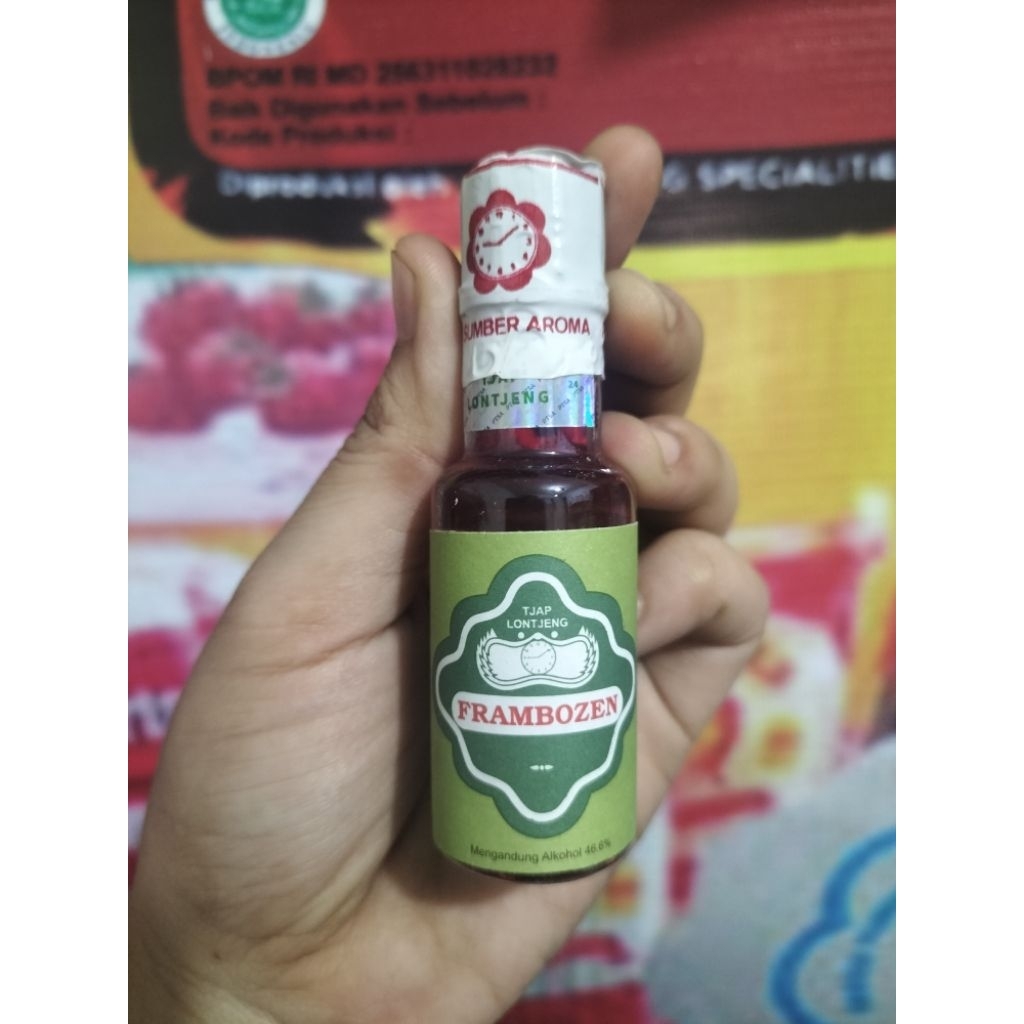 FRAMBOZEN CAP LONTJENG PERISA ESSENCE MINUMAN MAKANAN