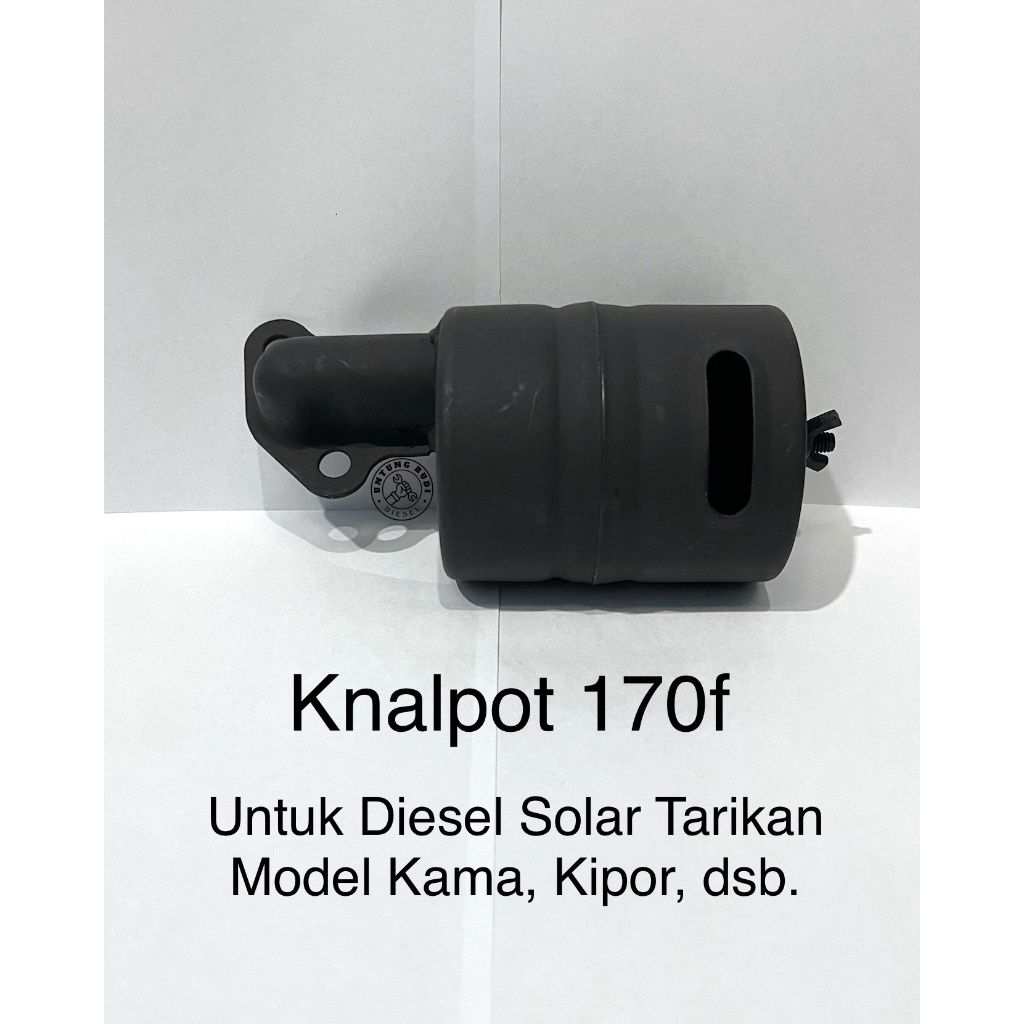 Knalpot 170F Exhaust Silencer Pompa Air Solar Diesel Kama Kipor