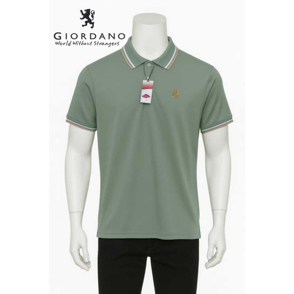 Giordano Polo Pria 3D Lion Adem Nyaman M-XXL