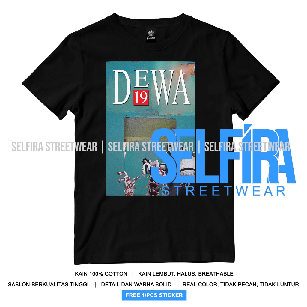 Kaos Distro Dewa 19 Sayap Sayap Patah