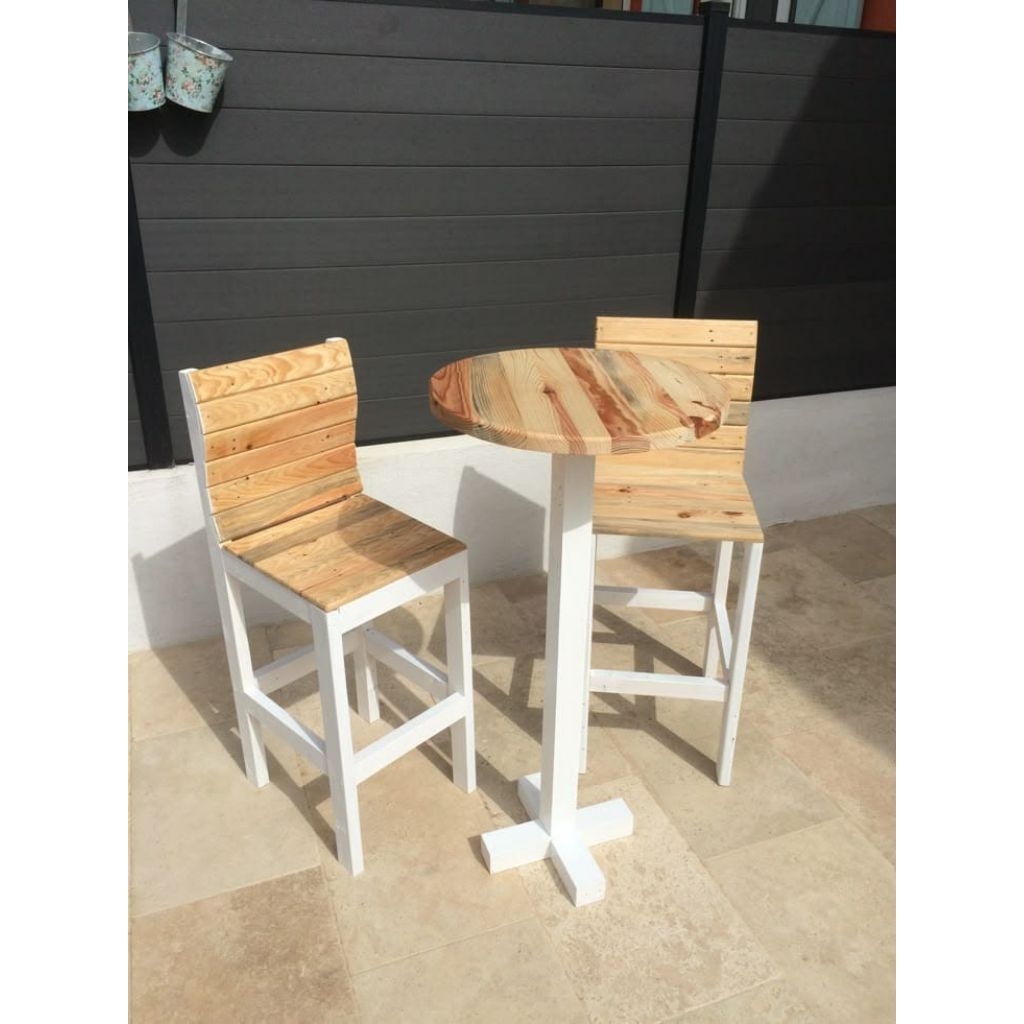 Meja Cafe Bulat/Meja Bar/Meja Luar Ruangan/ Meja Bulat