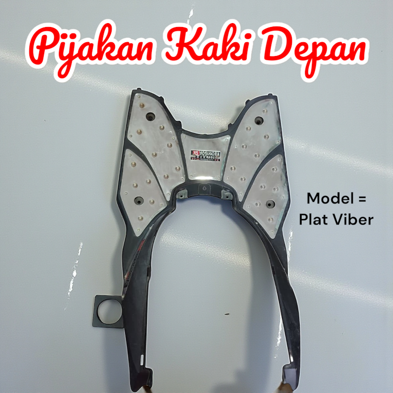 Pijakan Kaki Lantai Atas , Bordes Komplikasi , Model = Plat Viber , Untuk Motor Mio Soul