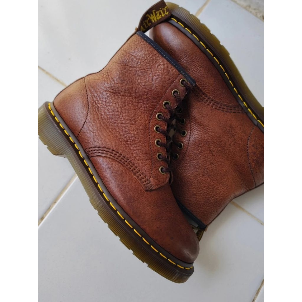 dr martens 1460 bark grizzly brown size 6UK 39/40 original docmart