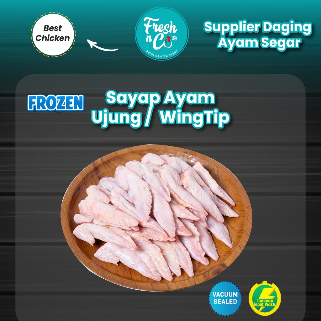 Sayap Ayam Ujung Wing Tip Frozen ( Ayam Beku ) 1 Kg