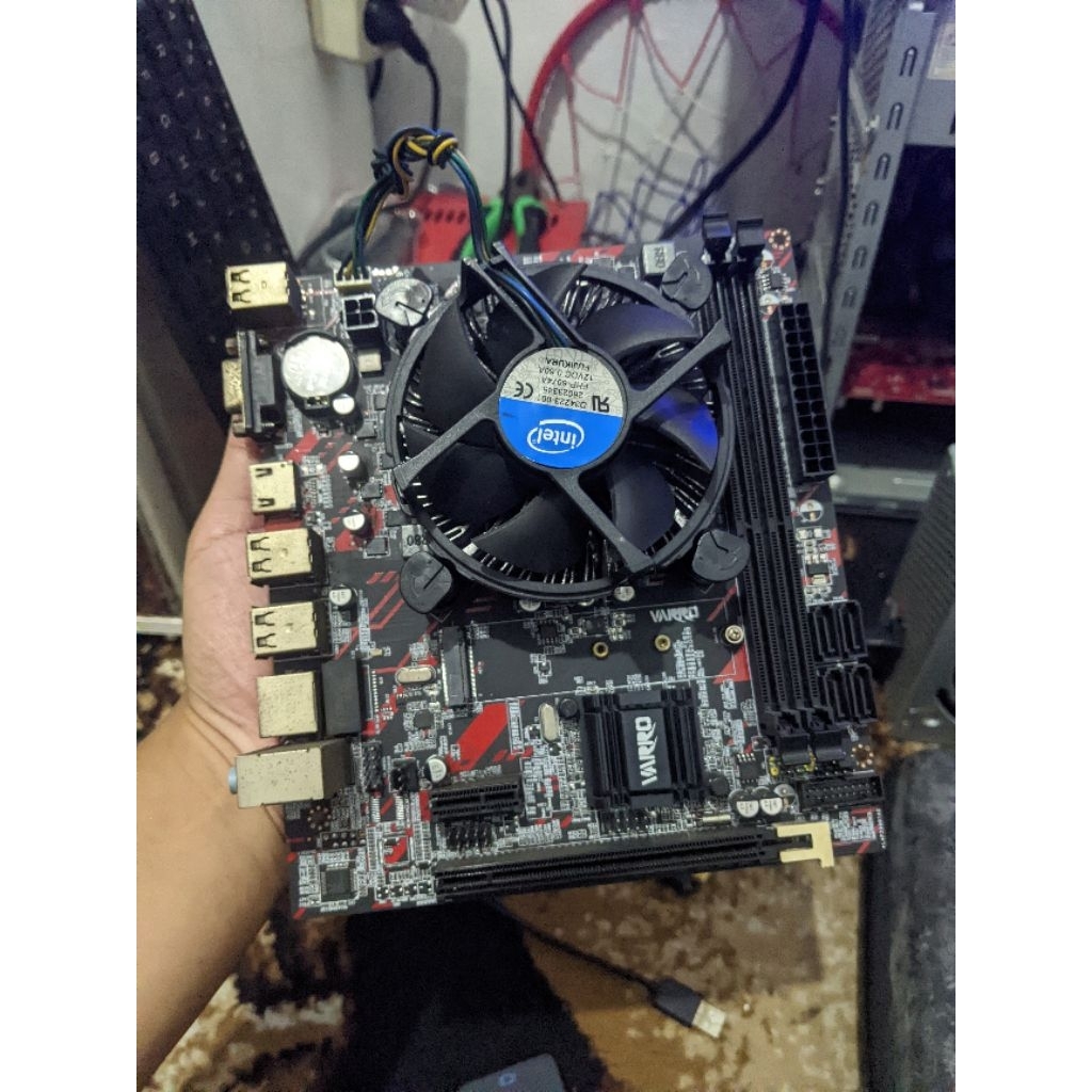 Paket Motherboard Processor, Varro H61 + Intel Core i5 3470 Normal