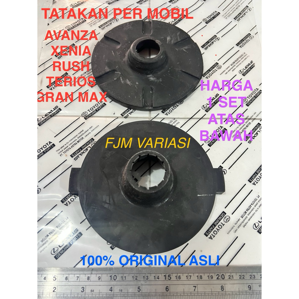 KARET DUDUKAN TATAKAN DAUN PER KEONG SEMUA MOBIL TOYOTA AVANZA RUSH E G S TRD GR VELOZ DAIHATSU XENI