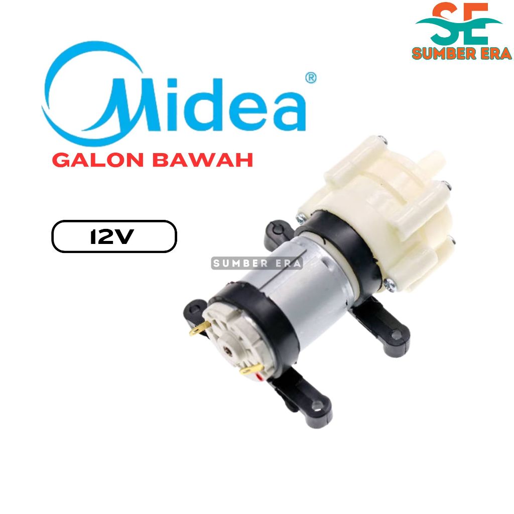 Dinamo Pompa Dispenser Midea Galon Bawah 12V / Pompa Galon Elektrik