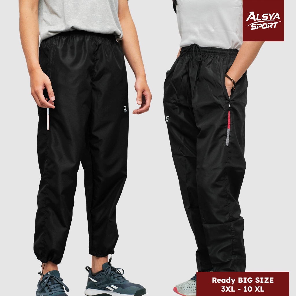 Celana Olahraga Panjang Training parasut bigsize jumbo besar polos 3xl 4xl 5xl 6xl 7xl 8xl 9xl 10xl 