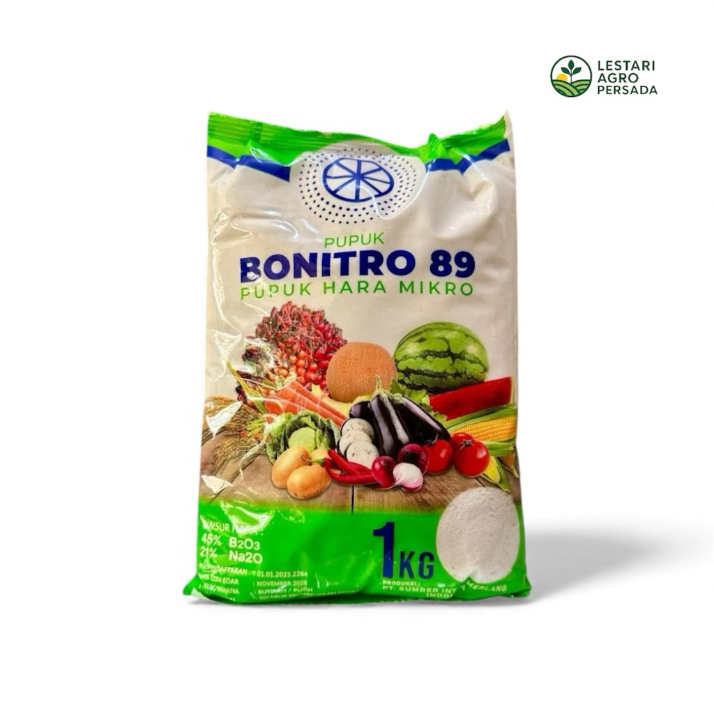 PUPUK DAN NUTRISI BONITRO 89 KEMASAN 1Kg - Kandungan BORAT dan Boron TINGGI