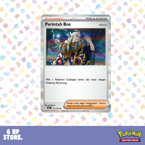 Perintah Bos (Ghetsis) - 101/103 - Kobaran Biru (MA2) - Pokemon TCG Indonesia