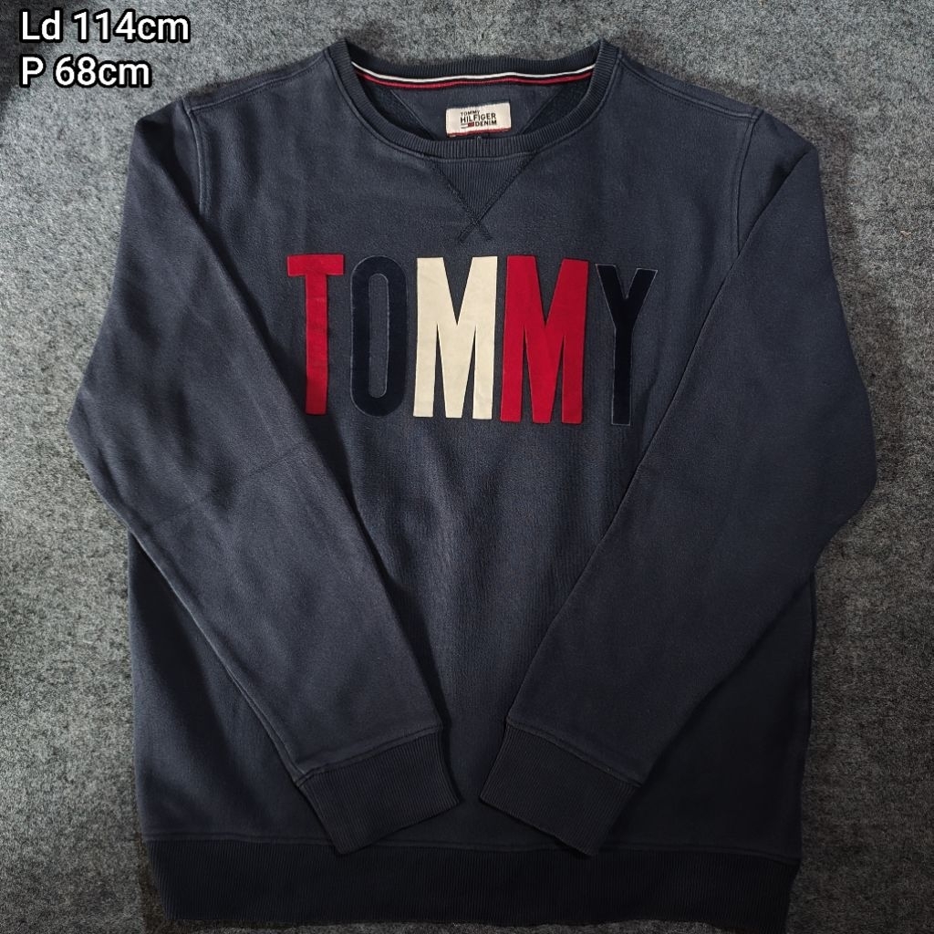sweater tommy Hilfiger big logo