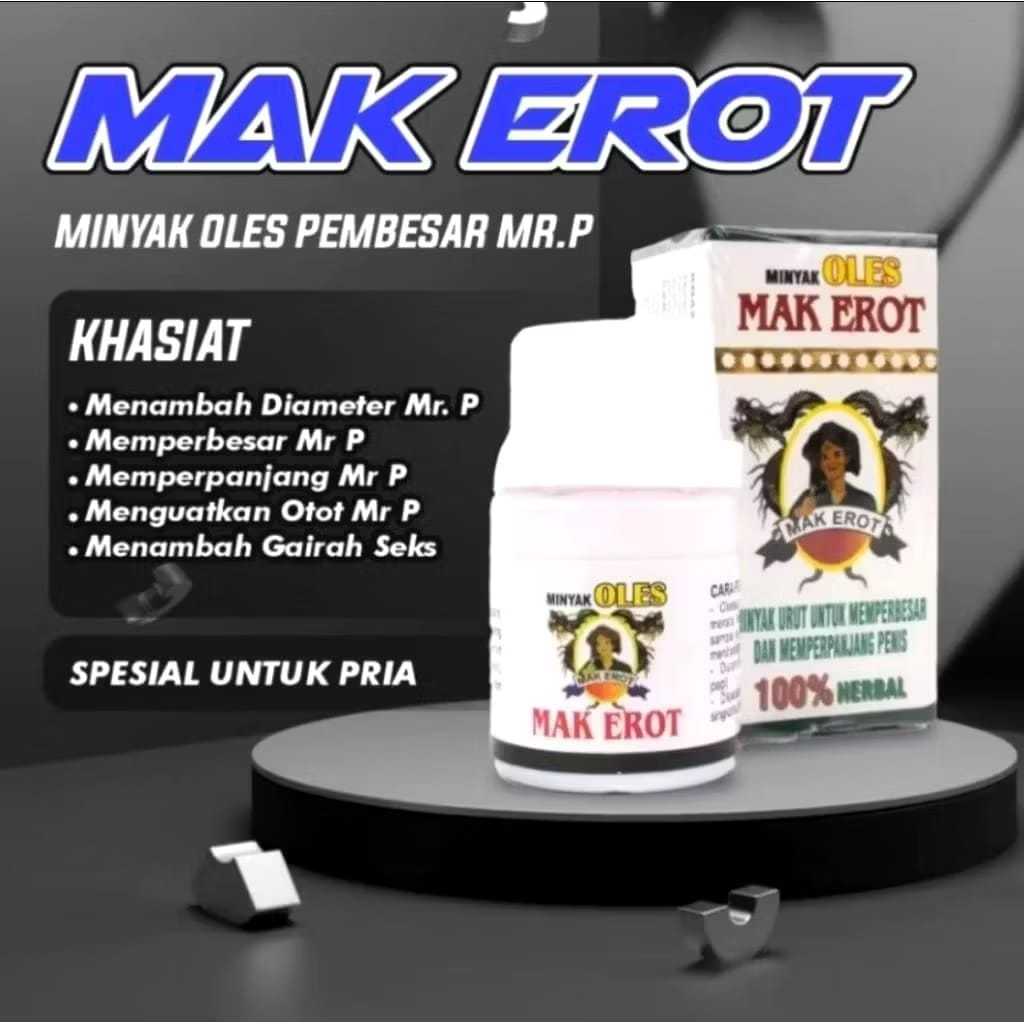 Ori 100%  MINYAK  MAK EROT Minyak Pijat Pembesar Vital Pria Permanen 50ml (1)