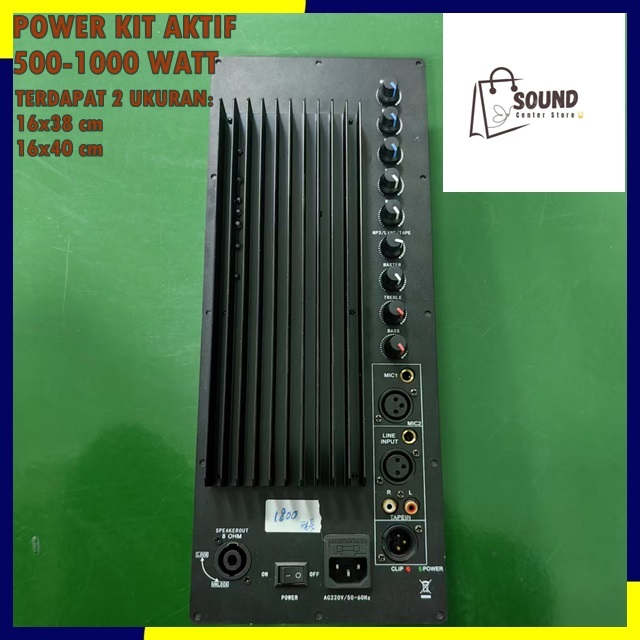POWER KIT MESIN SPEAKER AKTIF 12 15 inch 1000-1500 Watt 16x38 16x40
