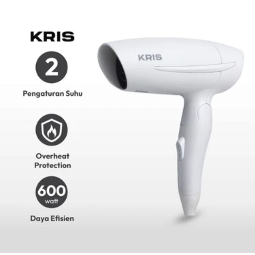KRIS HAIR DRYER 600 WATT