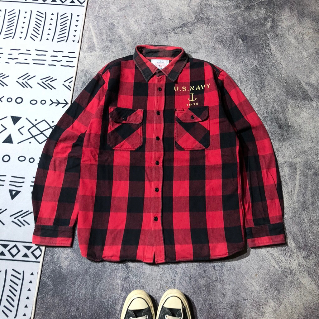 FLANEL HEAVYWEIGHT AVIREX USA DY
