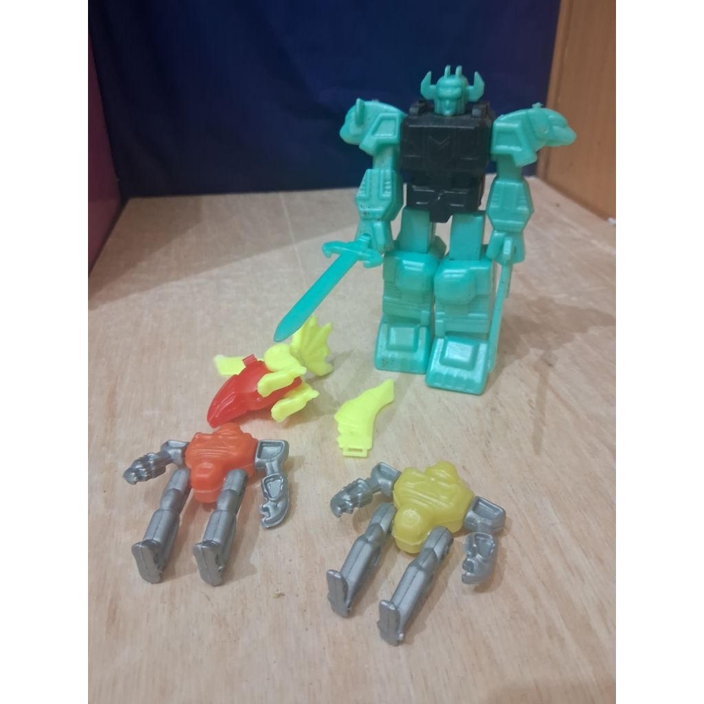 Mokit Jadul 1 SET Take All Figure Robot JUNK Robot Plastik gao Burung wild Force Pedang Figure Jadul