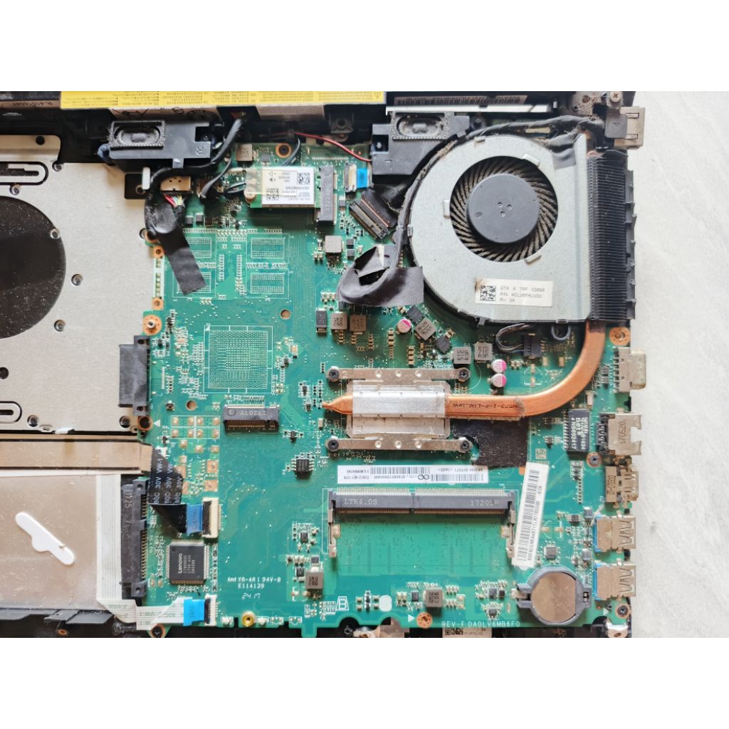 MOBO LAPTOP LENOVO V310 INTEL CORE I3 GEN 6 NORMAL BONUS HEATSINKFAN