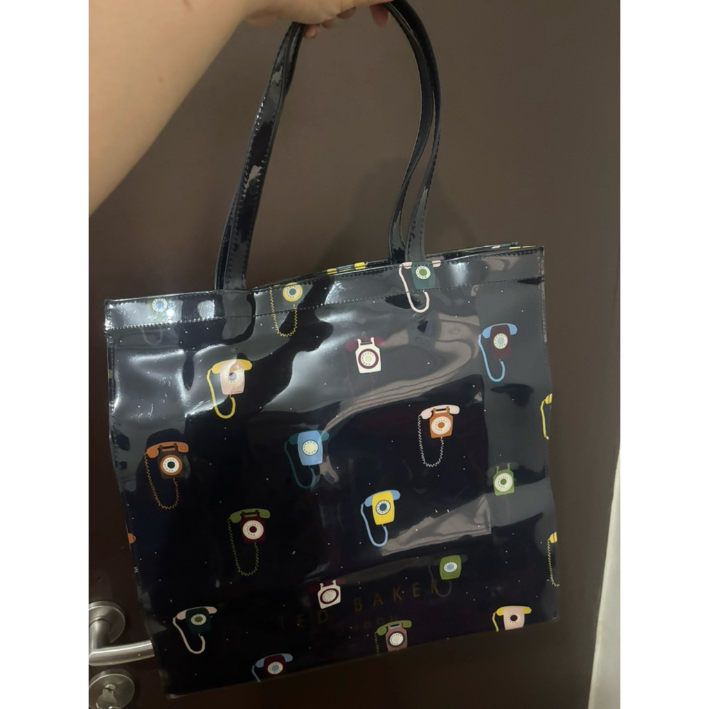 tote bag ted baker - telephone motif (Large)