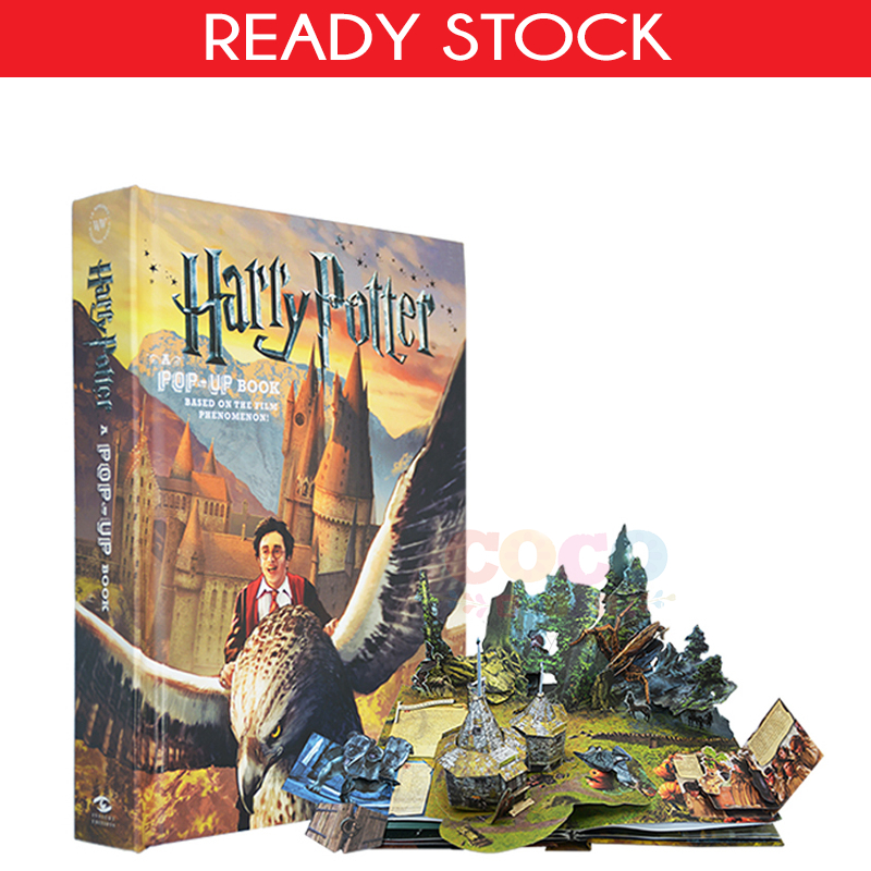 English original Harry Potter 3D three-dimensional book Harry Potter Pop up book extracurricular rea