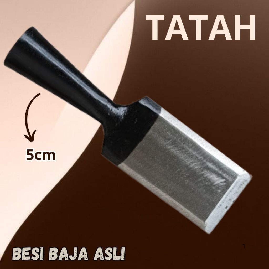 pahat kayu ukuran 5cm - tatah kayu baja asli - pemahat kayu