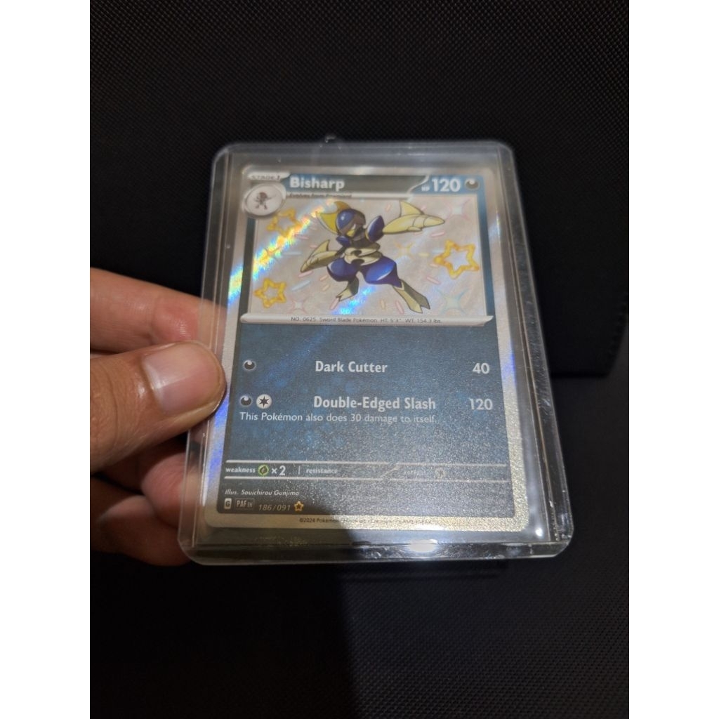 2024 Pokemon TCG Bisharp #186 Paldean Fates EN