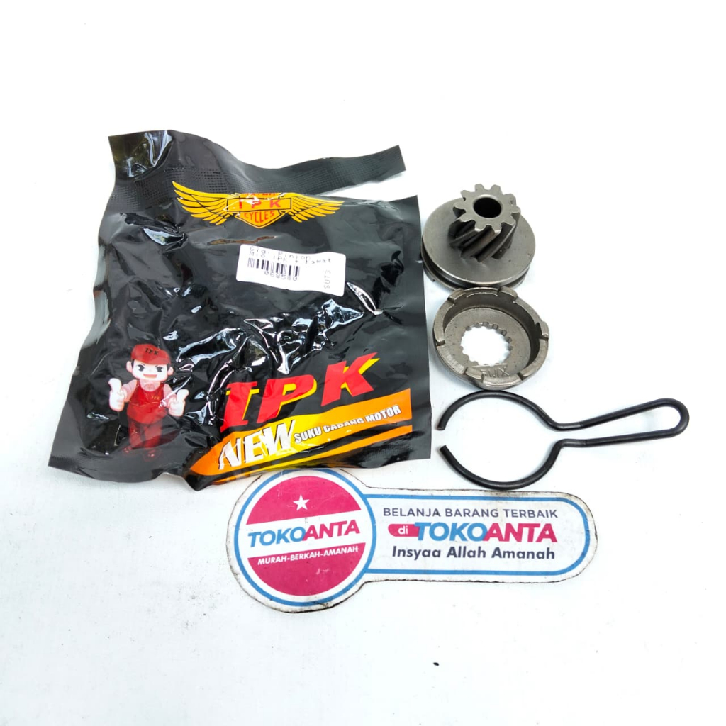 Gigi Gir Gear Pinion Kick Stater Starter Selah Set Kawat Motor Mio Lama Sporty Mio Soul Karbu Nouvo 