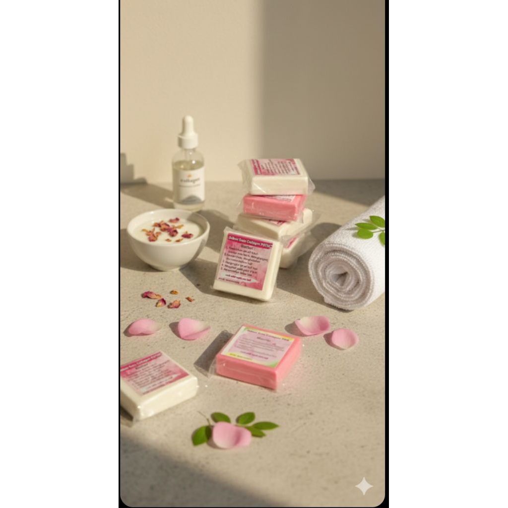 sabun viral sabun susu collagen memutihkan wajah dan tubuh