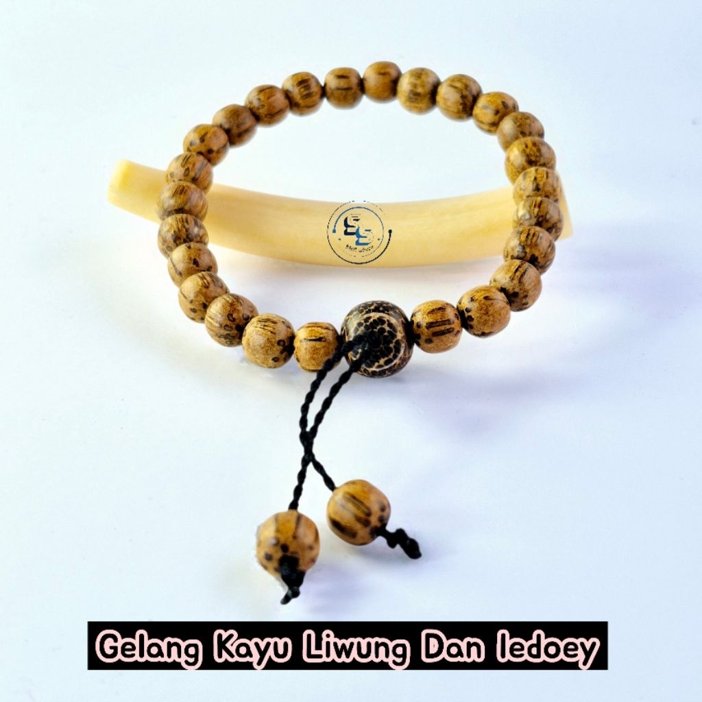 Gelang Kayu Liwung Serut Dan Iedoey Pipih