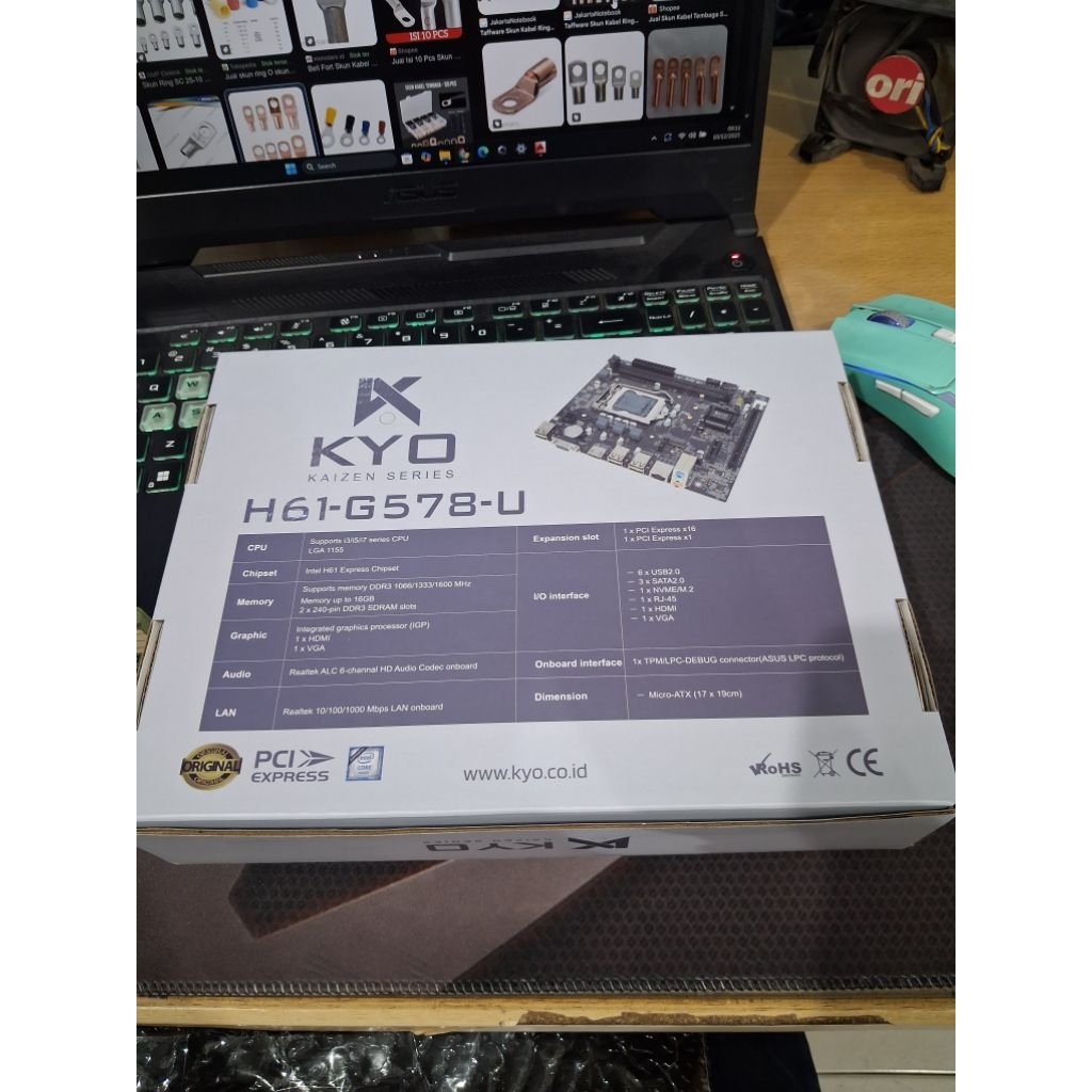 mobo kaizen lga 1155