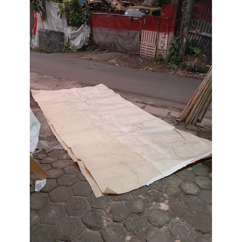 terpal second / terpal bekas layak pakai 4x4 meter