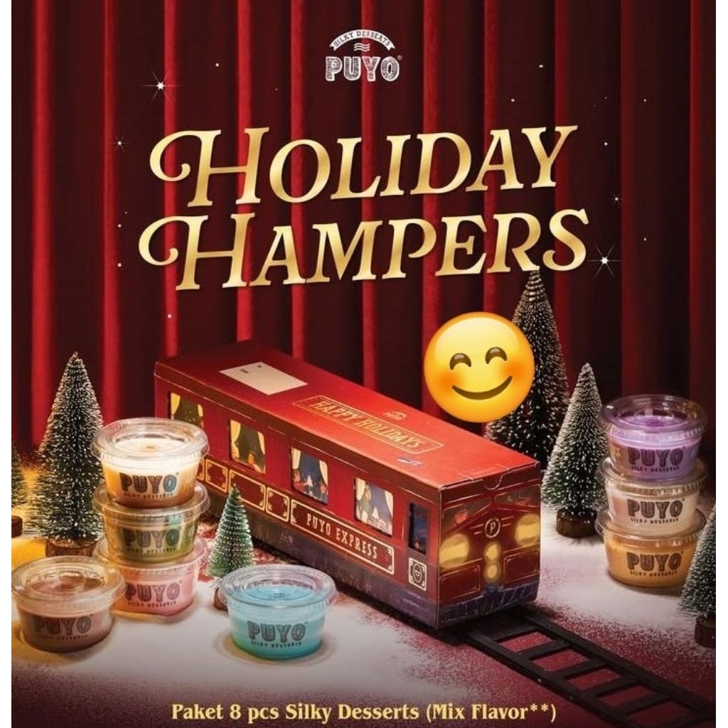 HAMPERS NATAL PUYO SILKY PUDING SIAP MAKAN PUYO SILKY PUDING PUYO SILKY DESSERT PUYO