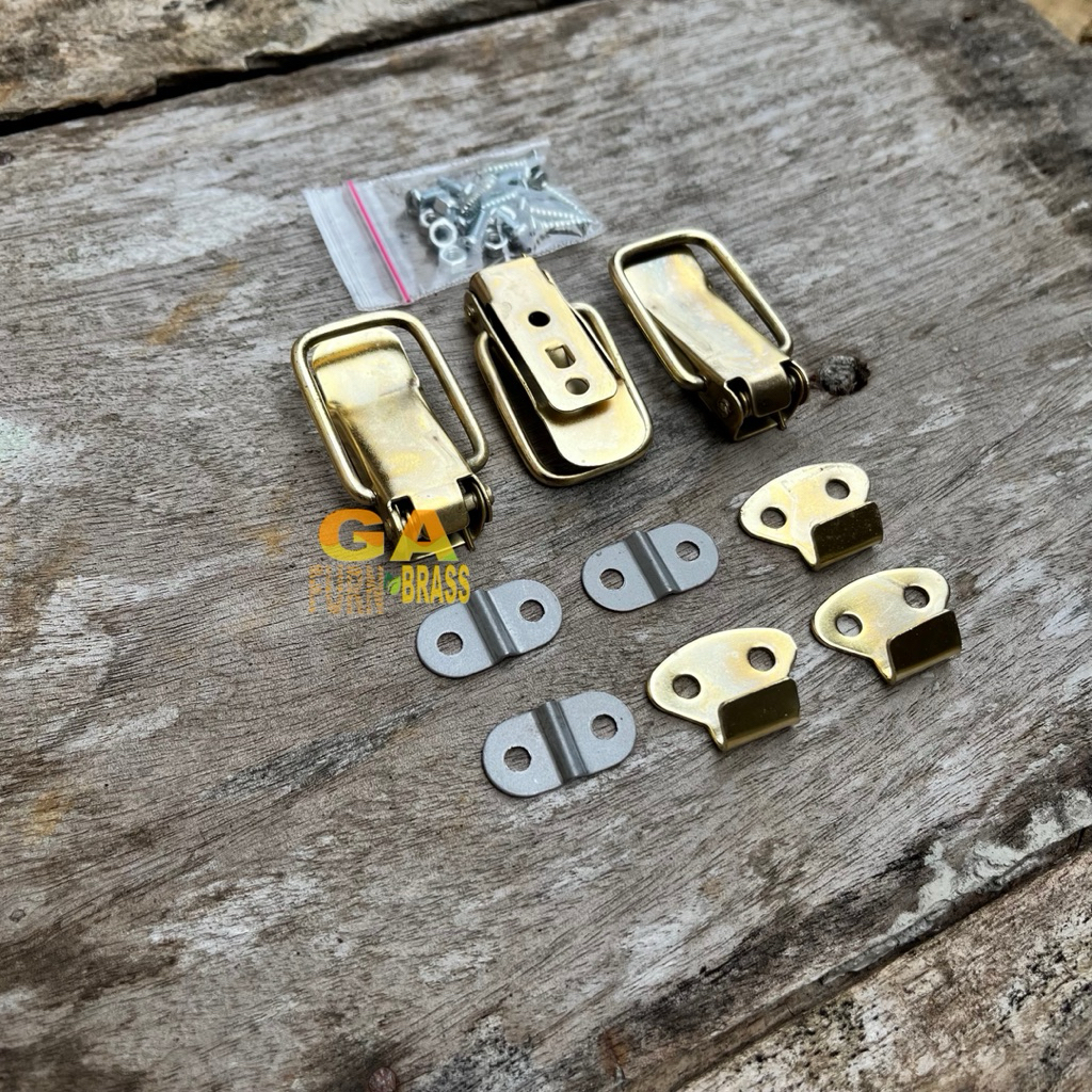 Klem Sangkar / Penjepit Sangkar / Klem Koper Tebok Sangkar Murai Love Bird (ISI 3)