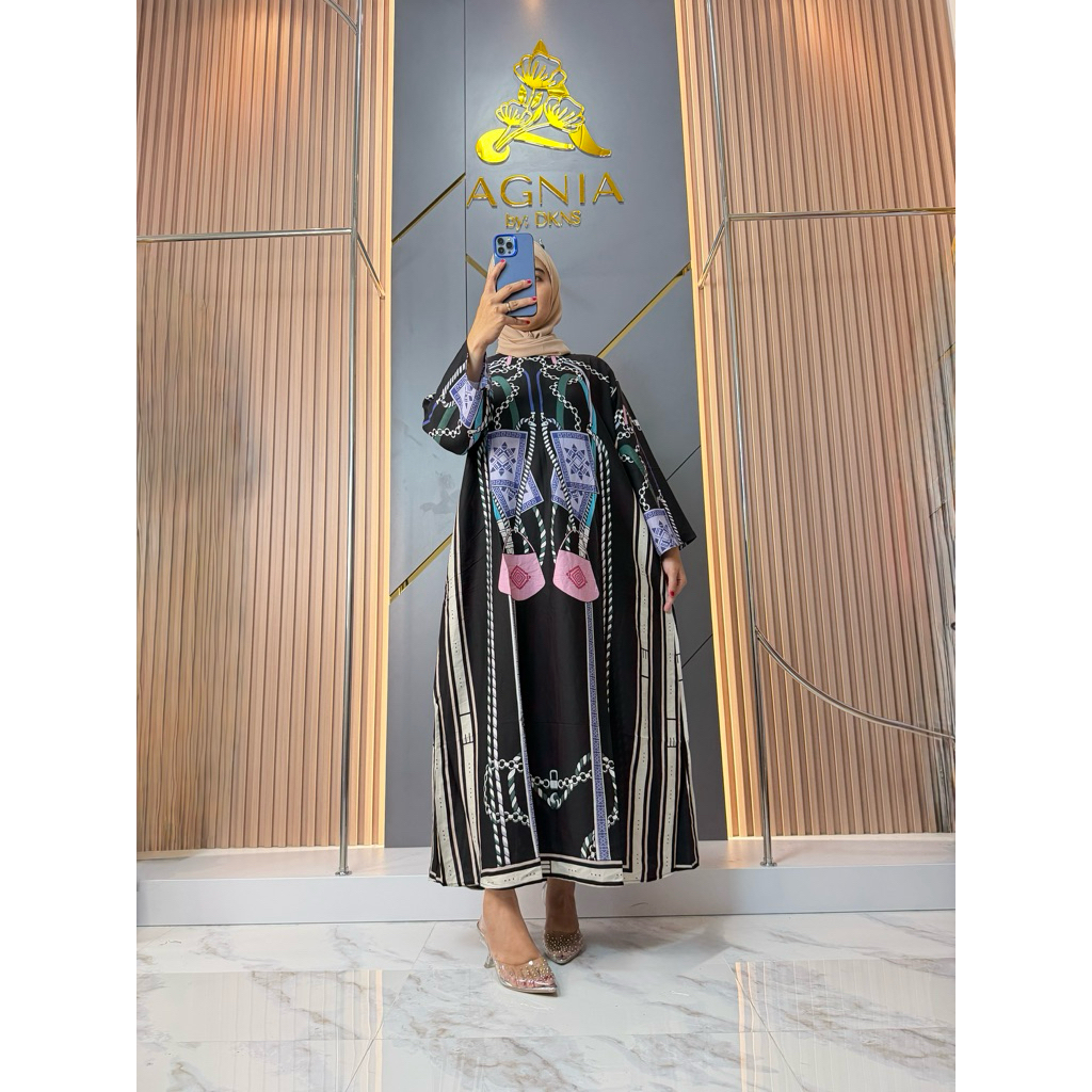 BARU Gamis Rayon Kalila fit to XL JUMBO LD: 120cm/ Daily Wear Gamis Rayon Kalila