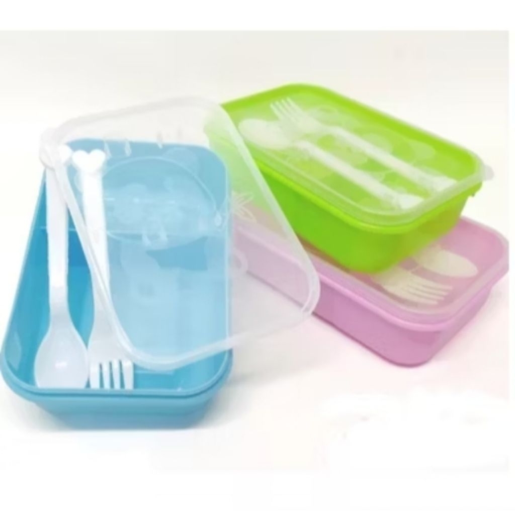 lunch box panda set.kotak bekal set