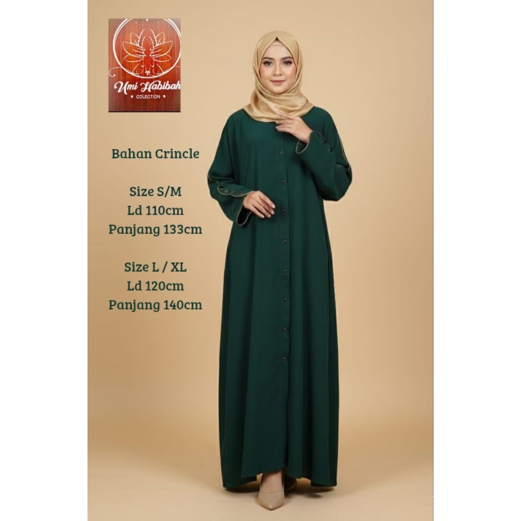 Gamie crincle premium, abaya Crincle, dress wanita Crincle