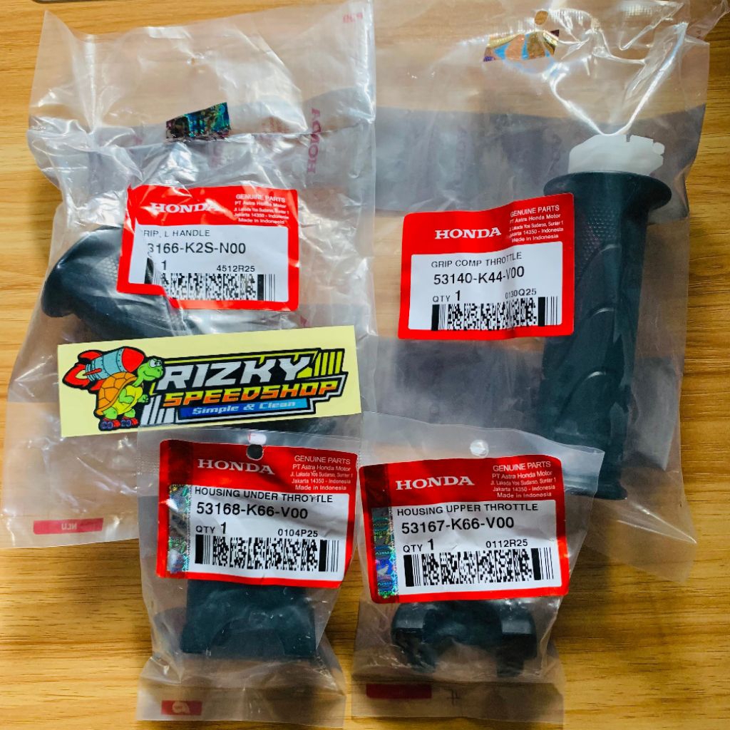 Paketan Rumah gas+grip vario 125-150 led old original honda
