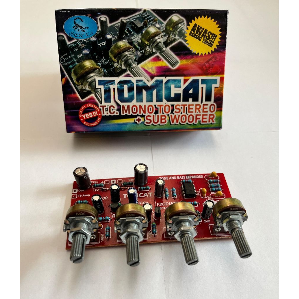 TONE CONTROL MONO PLUS SUBWOFER TOMCAT by Scorpion