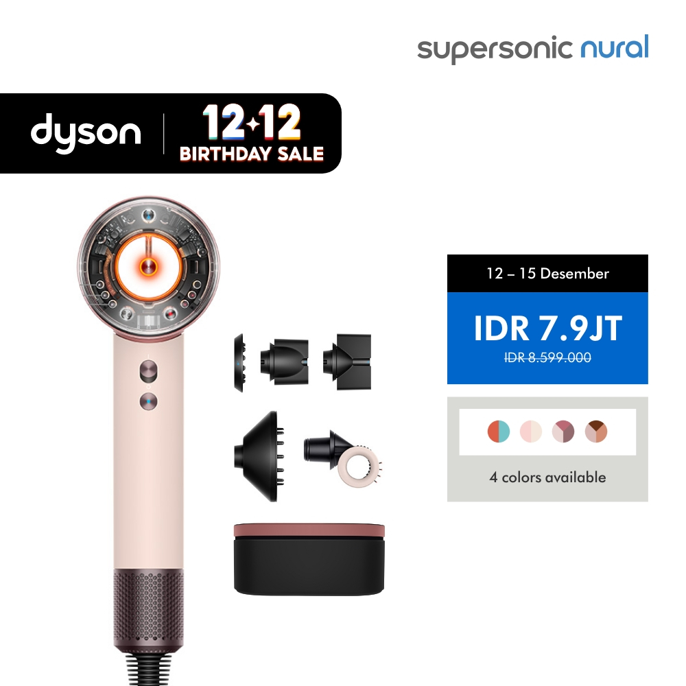 Dyson Supersonic ™ Nural Hair Dryer HD16 (Ceramic Pink/Rose Gold) with Presentation Case - Pengering