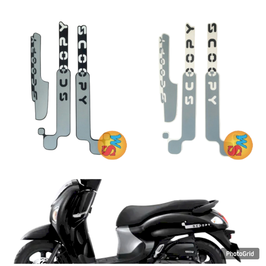 STRIPING STICKER LIS LES POLET BODY MOTOR SCOOPY FASHION 2025