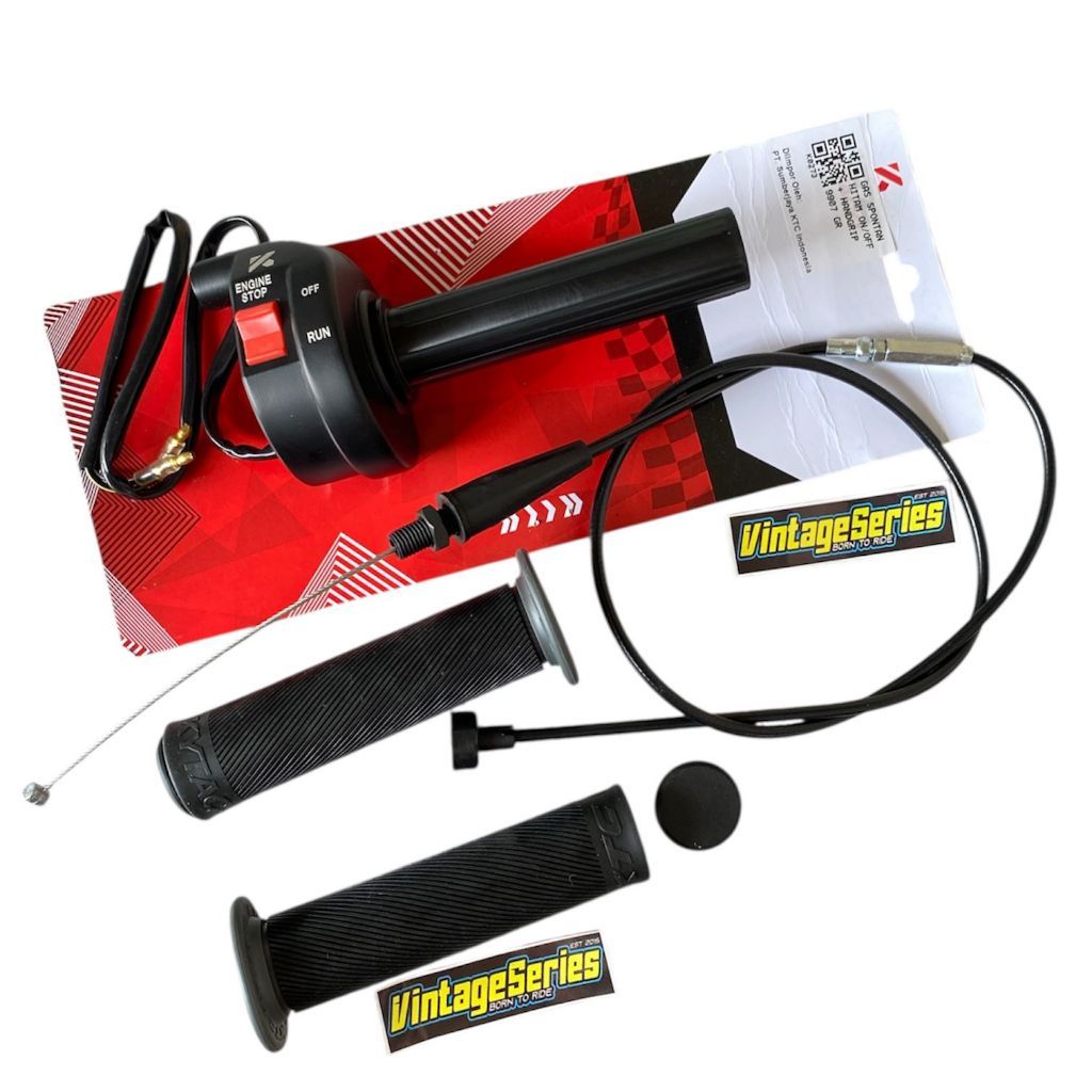 GAS SPONTAN KTC RACING ON OF SAKLAR UNIVERSAL ORIGINAL KTC Gas Spontan Accossato Ninja R RR 150 Rx K