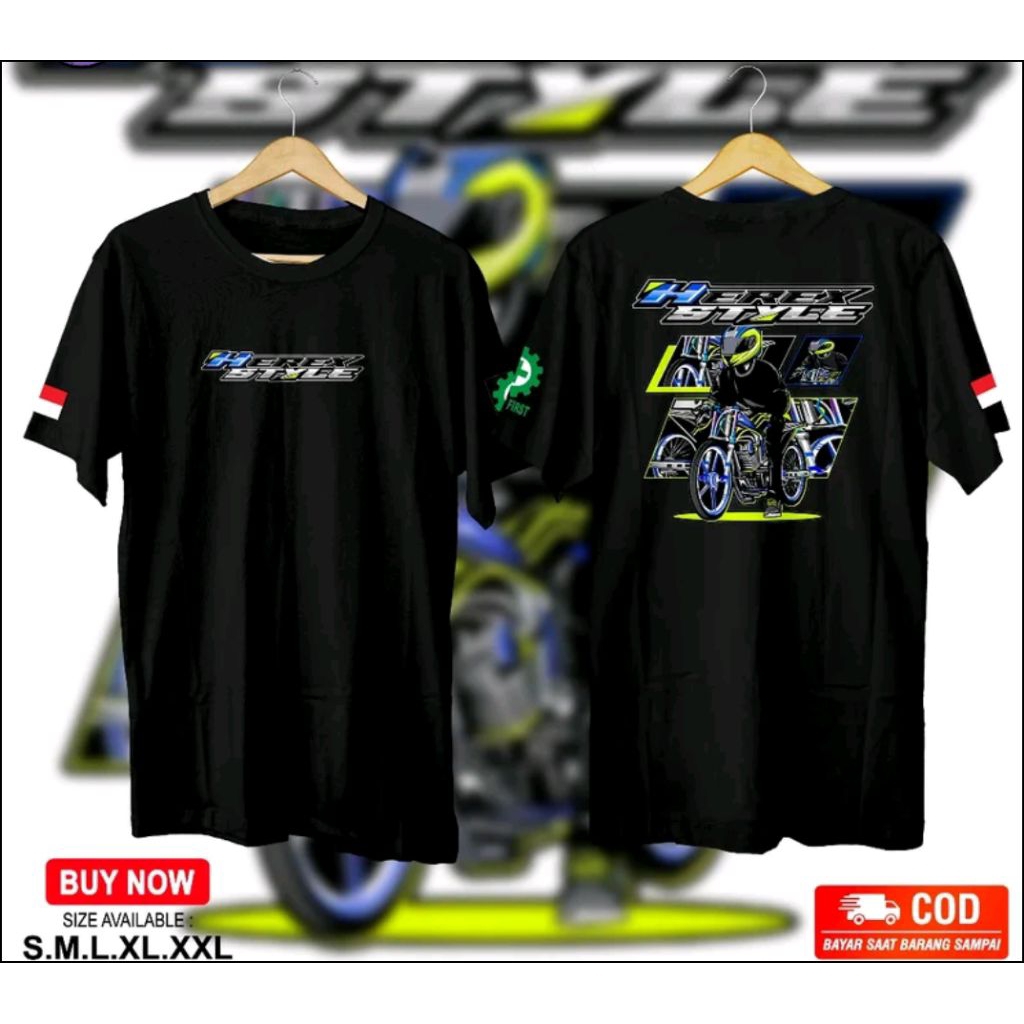 Kaos Distro HEREX STYLE Kaos T-shirt Pria Dan Wanita