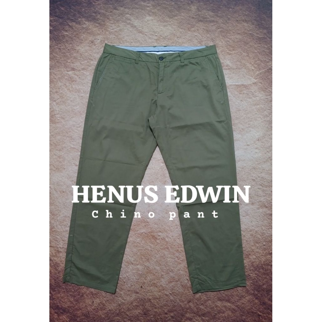 Celana chinos keren HENUS EDWIN standar bekas pakai