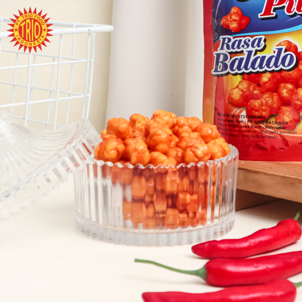 Ajisan Pilus Rasa Pedas Kemasan Toples Ukuran 1300ml